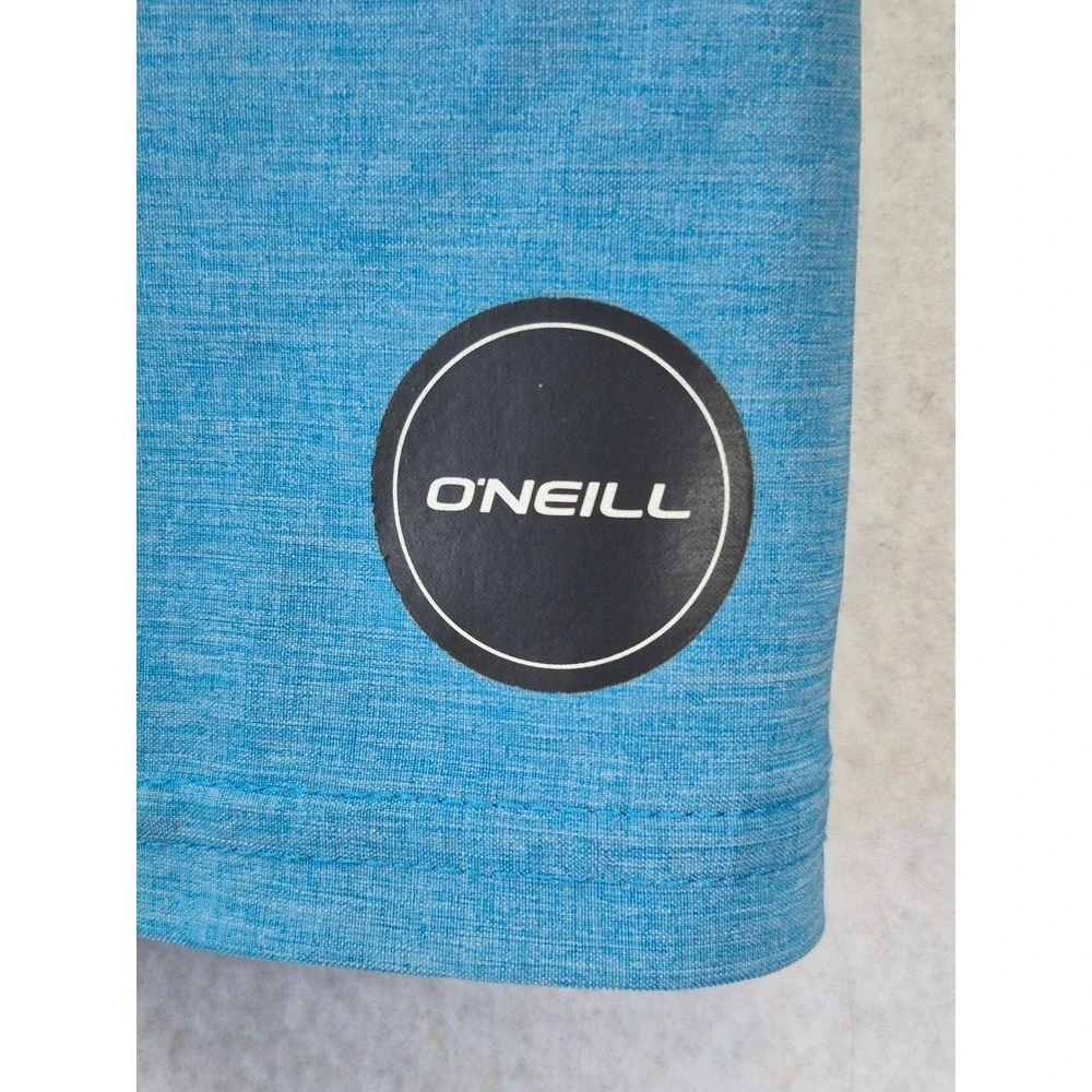O'Neill Hyperfreak Board Shorts Ombre Blue Men's Swim Trunks Size 30